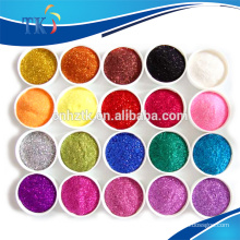 Solvent resistance Glitter powder for cosmetic nail art